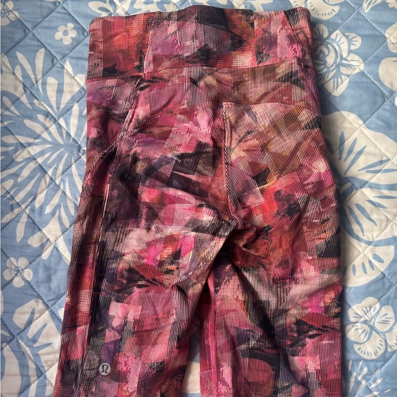 Colorful Abstract Lululemon Leggings - Picture 2 of 4